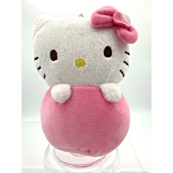 Hello Kitty Sanrio Smiles Plush Keychain Pink Beanbag Figure 2019 – 5.5” - Picture 2 of 8